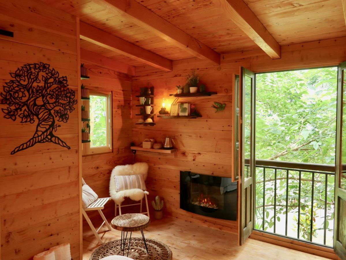 Maison d'hôtes Naturetreehouse Casa Sobre Los Arboles à Blanes Extérieur photo